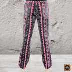 African Men Print Pants, Tribal Mud Fit Trousers, Bold Pattern Statement Ankara Bottoms