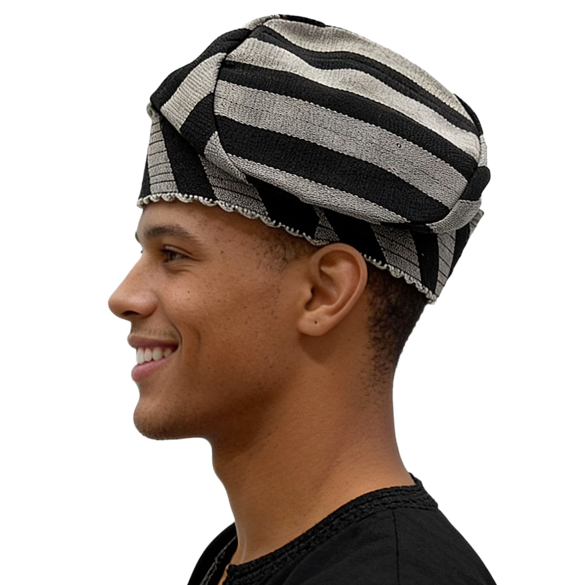 Knitted TOMTOM African Men's Traditional Gobi Cap