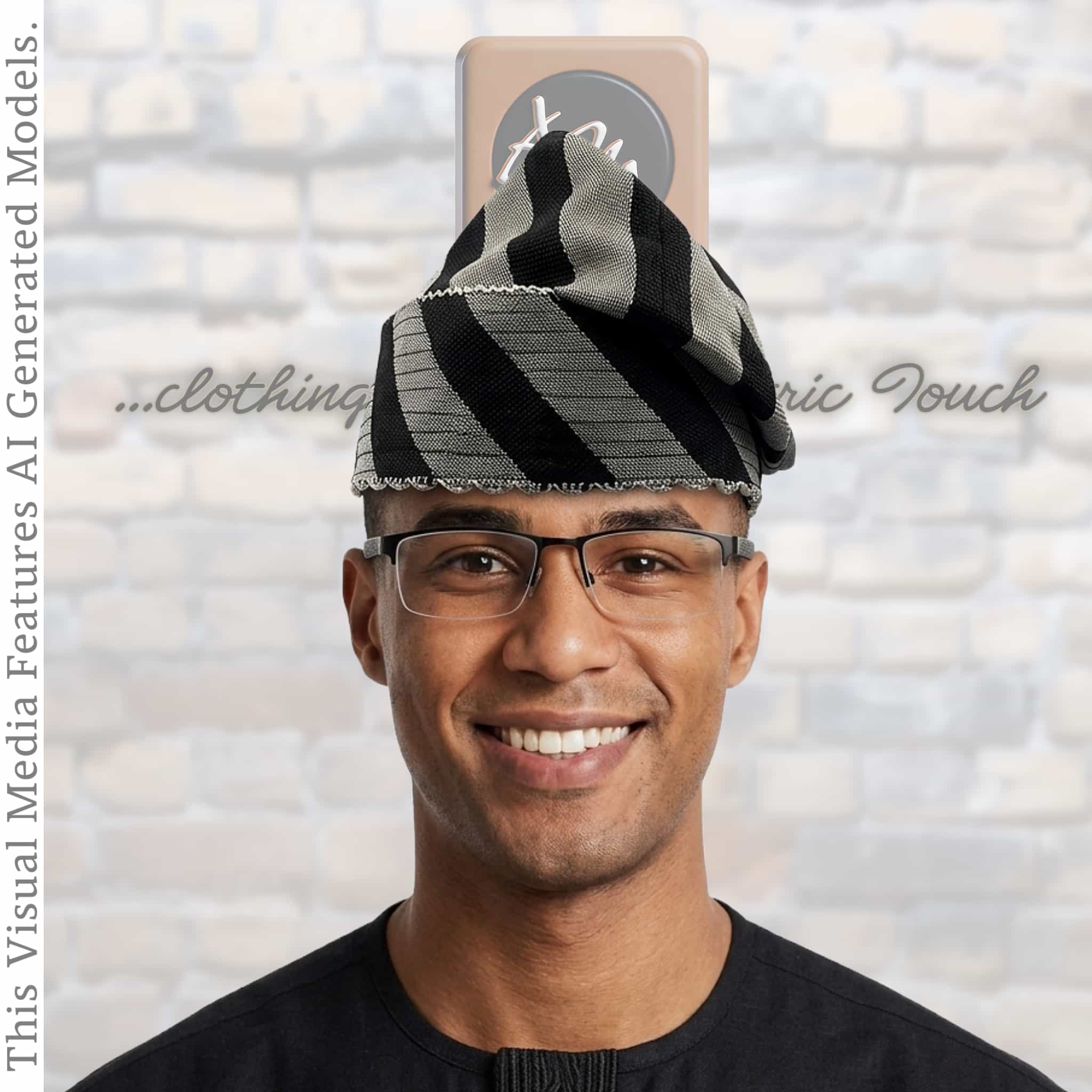 Knitted TOMTOM African Men's Traditional Gobi Cap