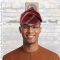 Knitted Yoruba Alaari Aso Oke Fila