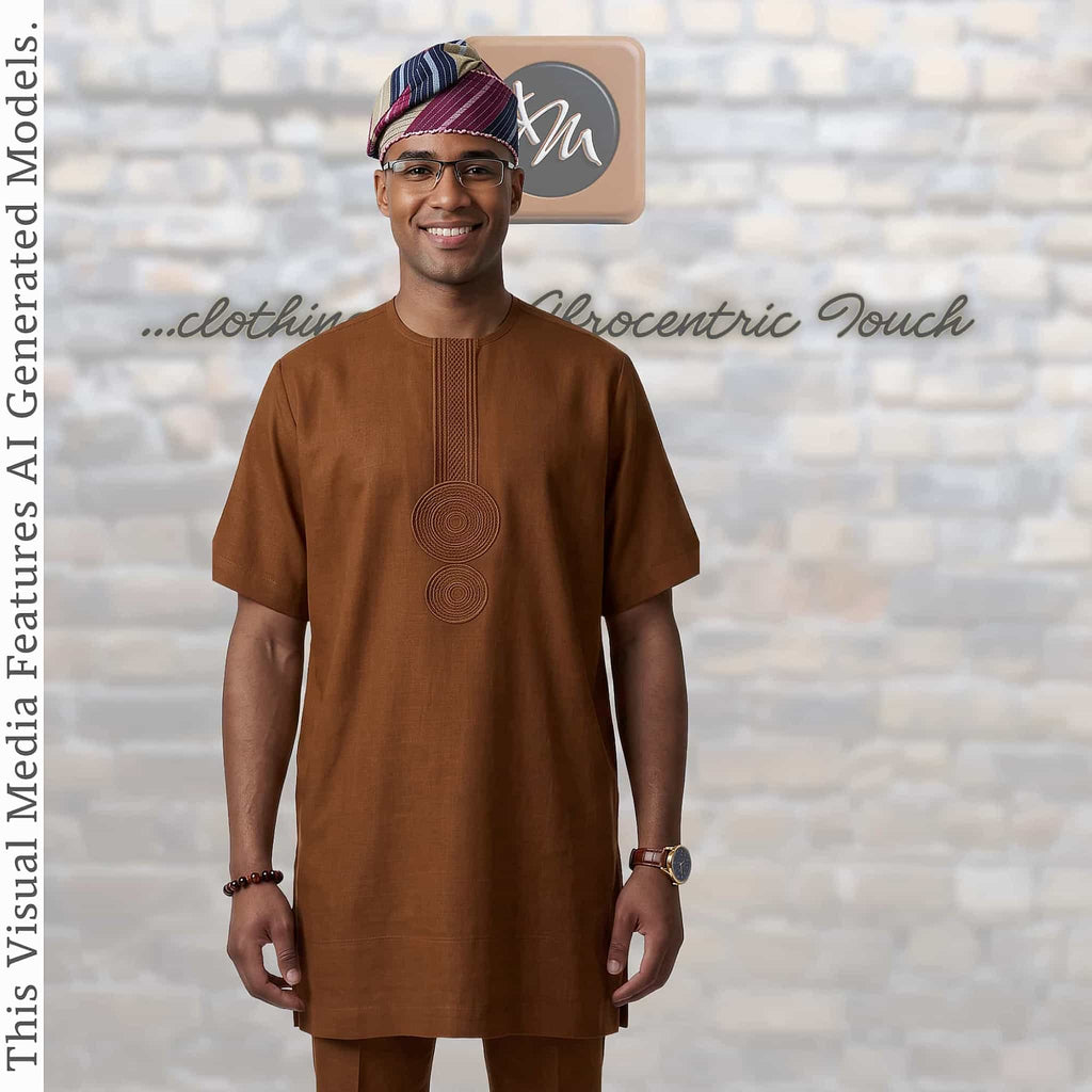 Knitted Yoruba Aso Oke Fila