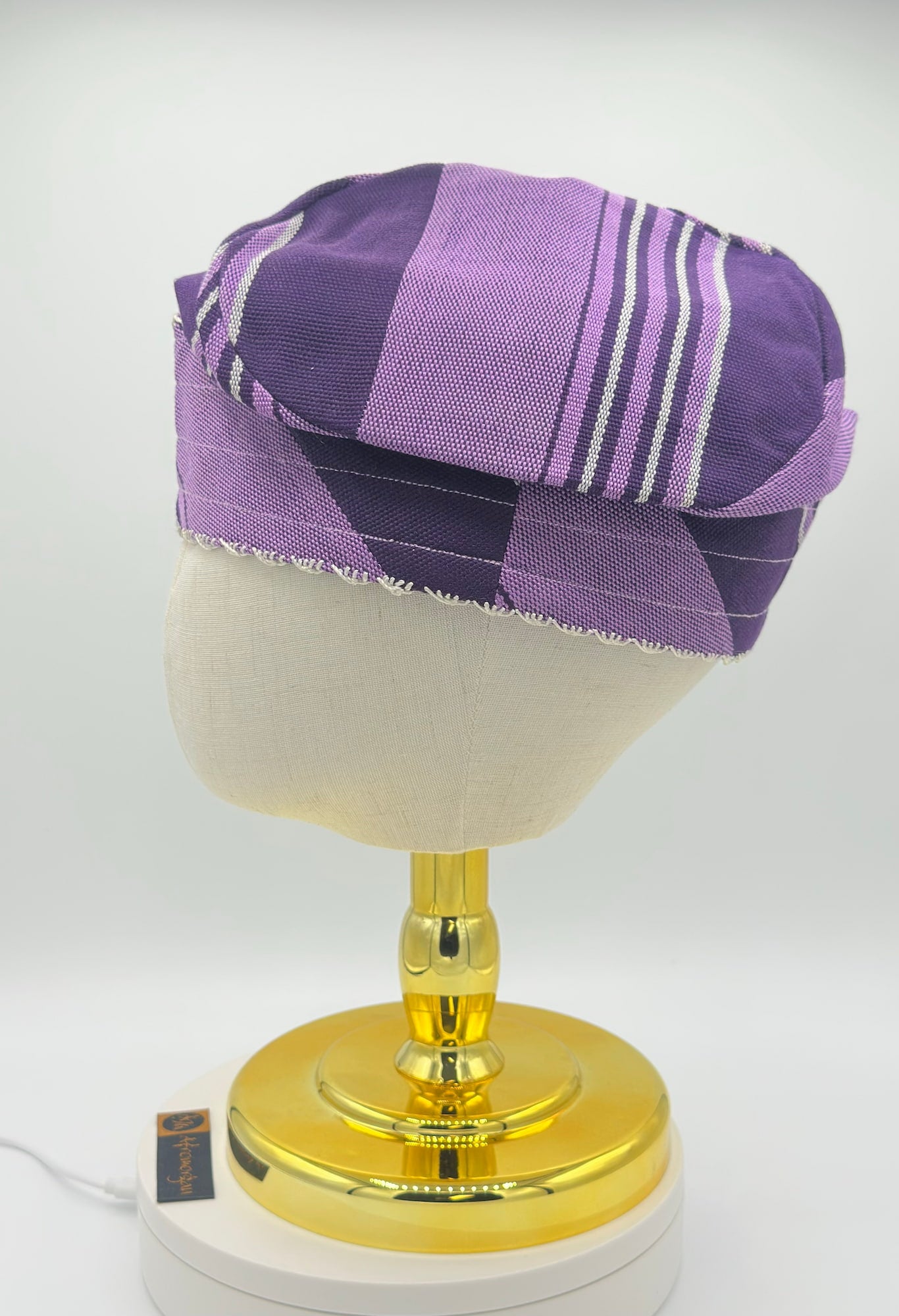 Knitted Yoruba Aso Oke Fila: African Men's Traditional Gobi Cap