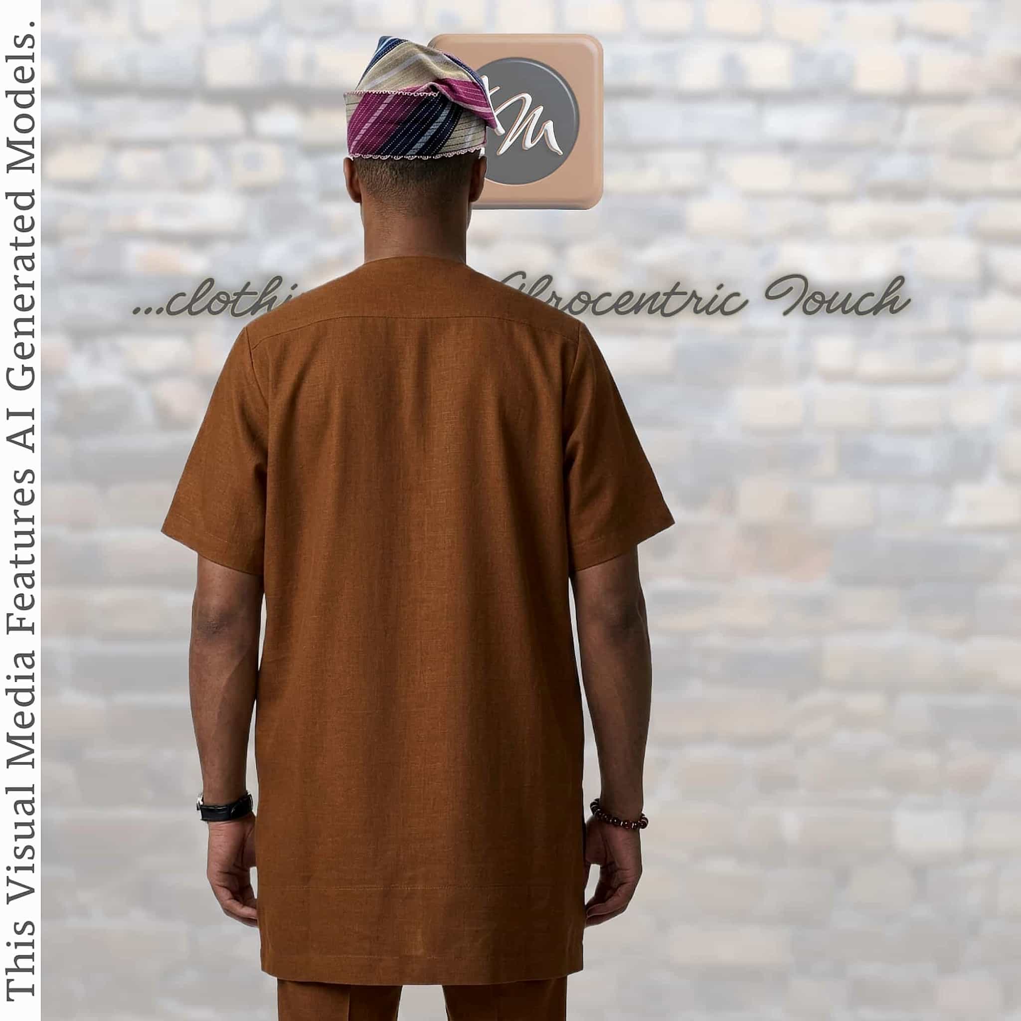 Knitted Yoruba Aso Oke Fila