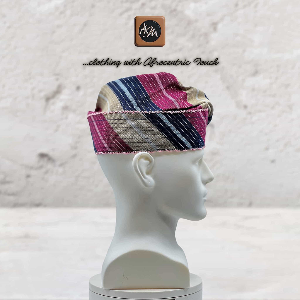 Knitted Yoruba Aso Oke Fila