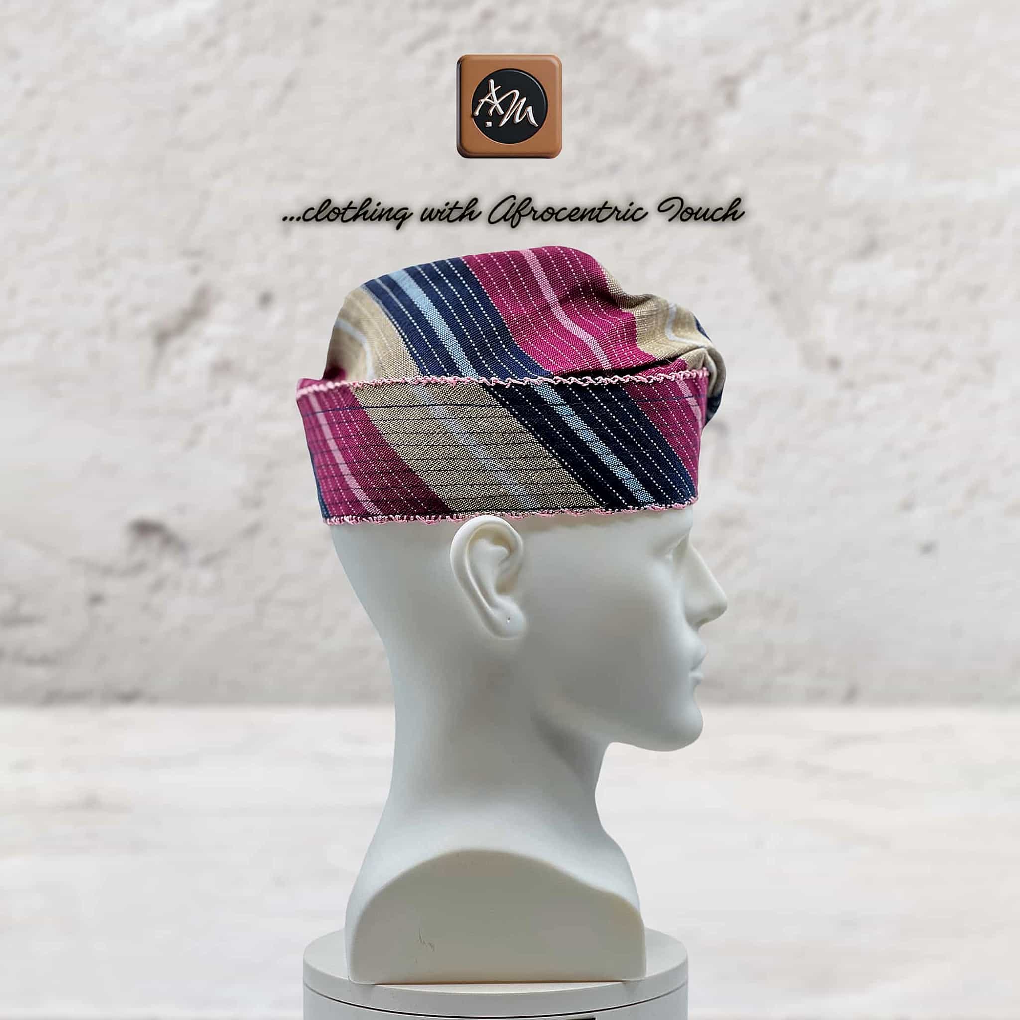 Knitted Yoruba Aso Oke Fila
