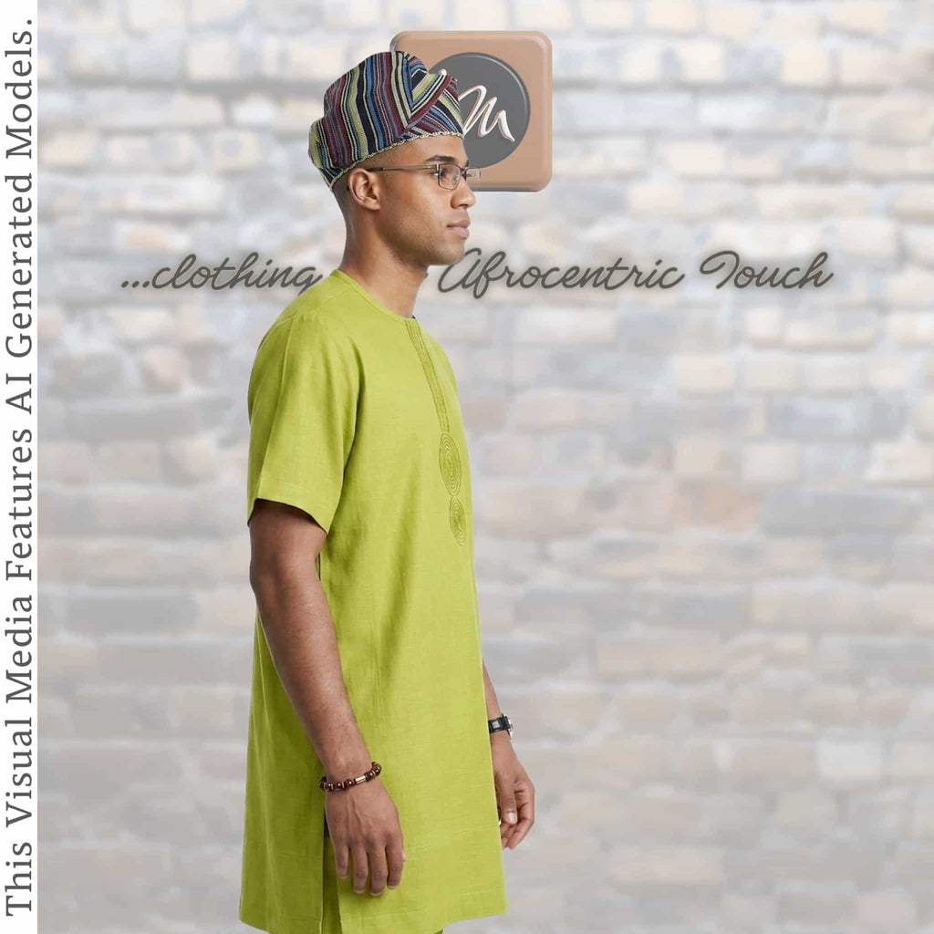 Knitted Yoruba Aso Oke Fila
