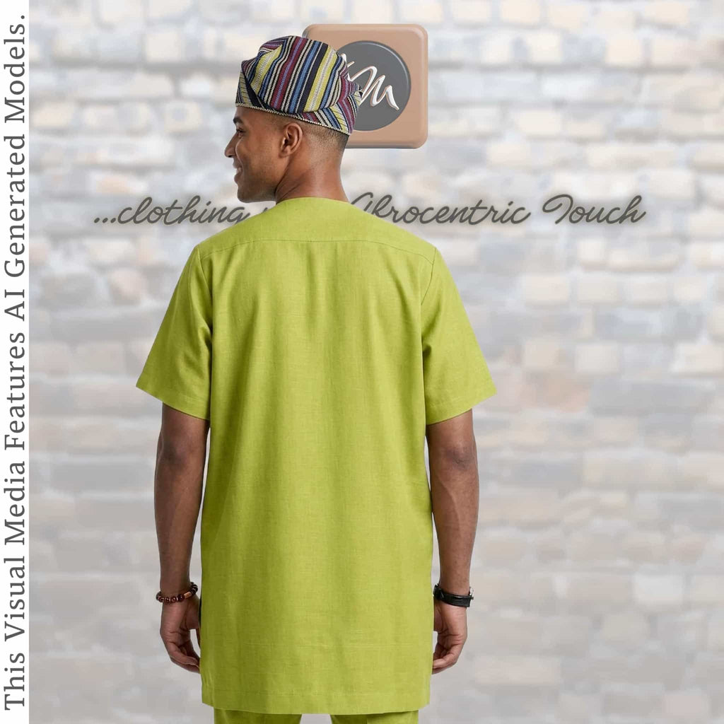 Knitted Yoruba Aso Oke Fila