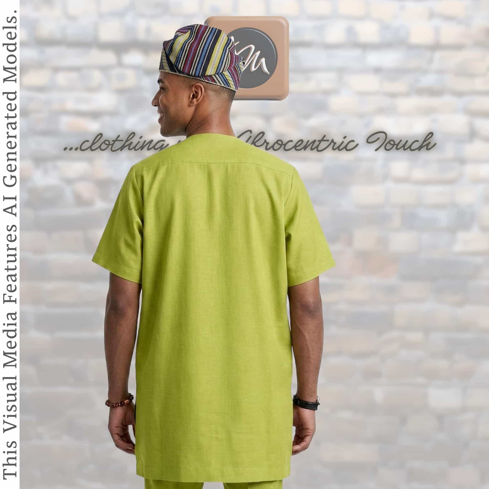 Knitted Yoruba Aso Oke Fila