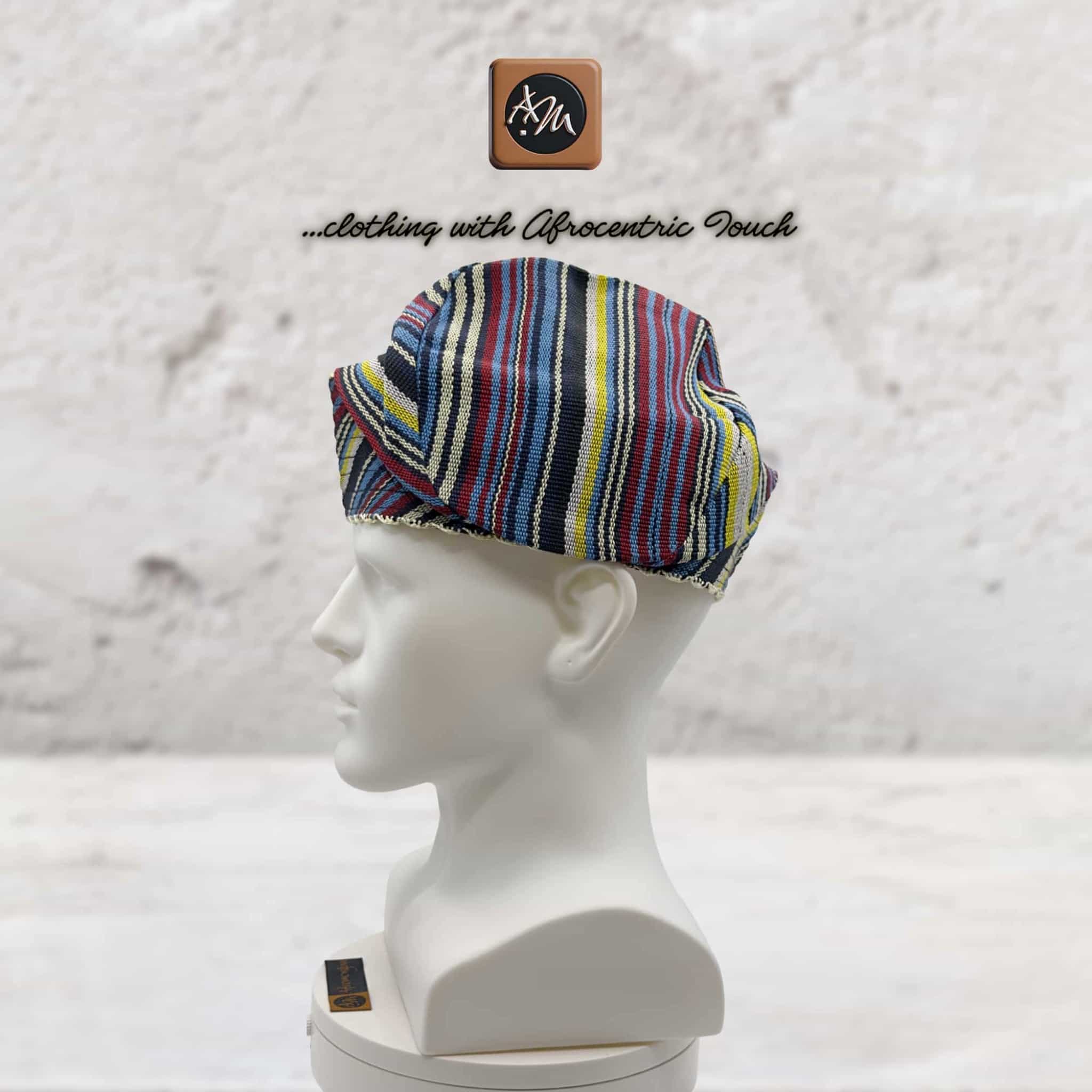 Knitted Yoruba Aso Oke Fila