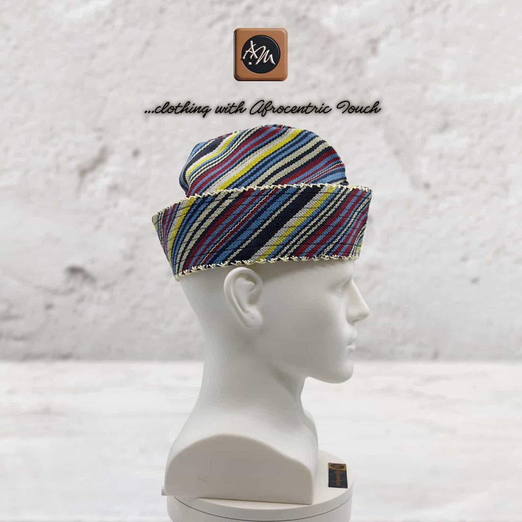 Knitted Yoruba Aso Oke Fila