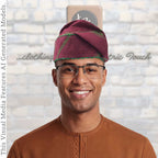 Knitted Yoruba ALAARI Aso Oke Fila