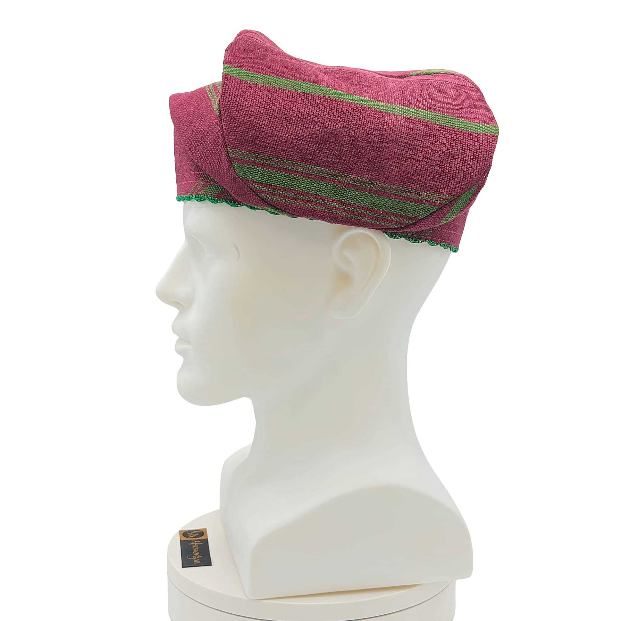 Knitted Yoruba ALAARI Aso Oke Fila