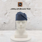 Knitted Yoruba ẸTU Aso Oke Fila: African Men's Traditional Gobi Cap