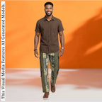 Men CROCODILE Baggy Aura Pant