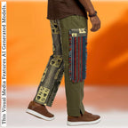 Men CROCODILE Baggy Aura Pant
