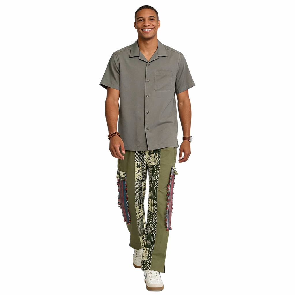 Men CROCODILE Baggy Aura Pant