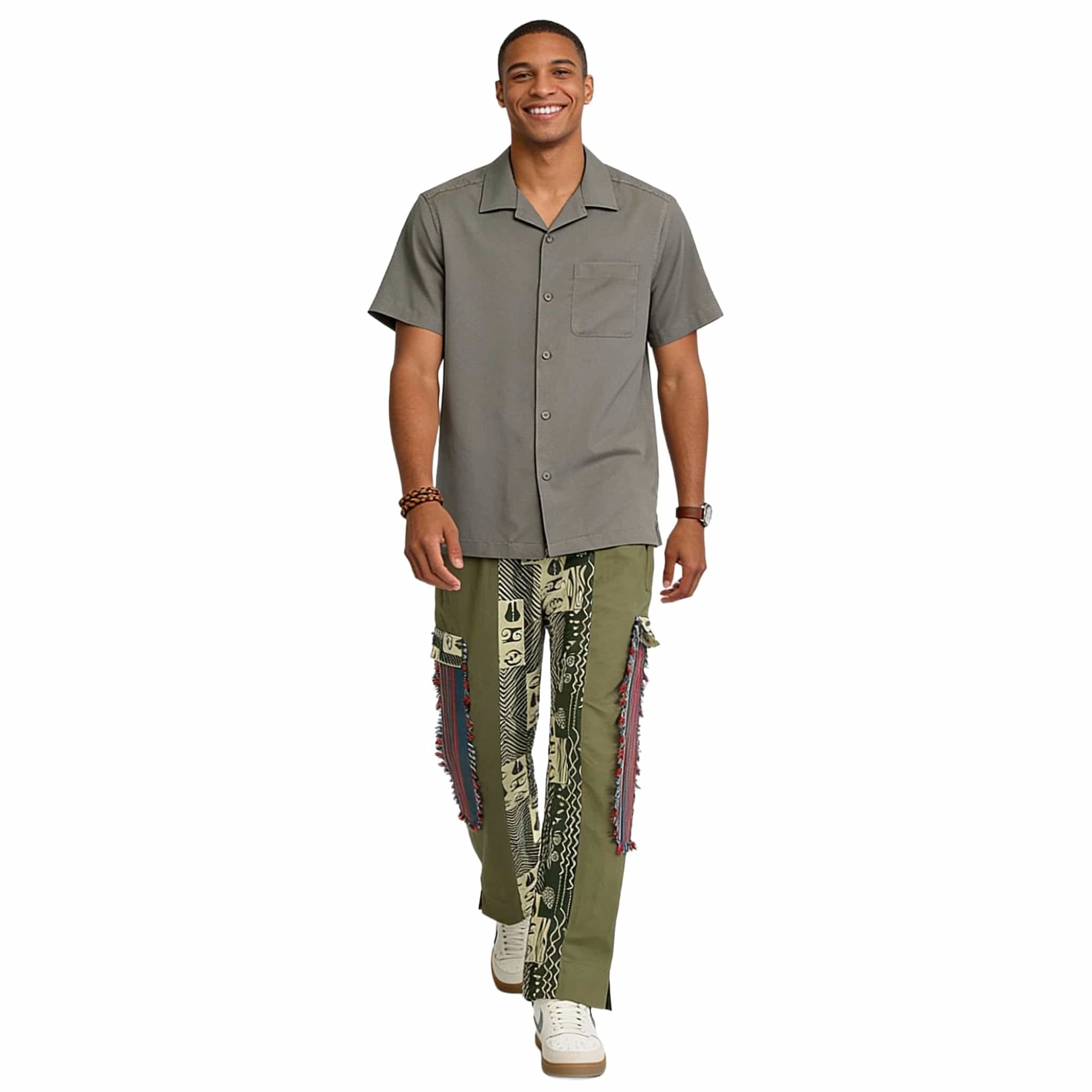 Men CROCODILE Baggy Aura Pant