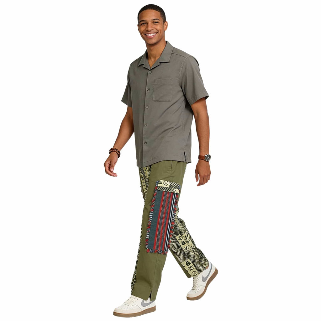 Men CROCODILE Baggy Aura Pant