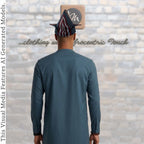 Navy Pinstripe Abetiaja Cap