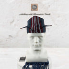 Navy Pinstripe Abetiaja Cap