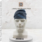 Handwoven Aso Oke Fila, Striped Yoruba Hat, Traditional Nigerian Cap, African Menswear (Copy)