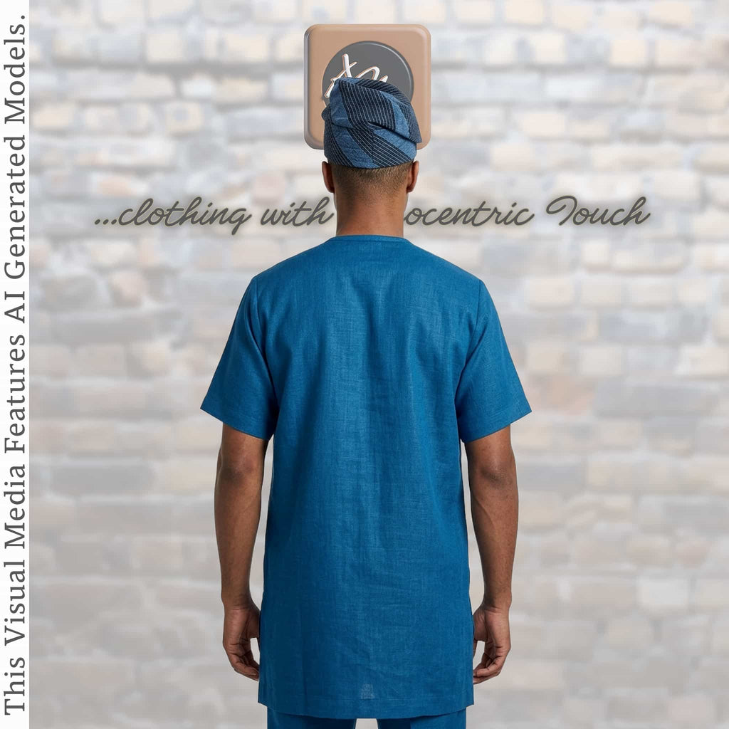 Handwoven Aso Oke Fila, Striped Yoruba Hat, Traditional Nigerian Cap, African Menswear (Copy)