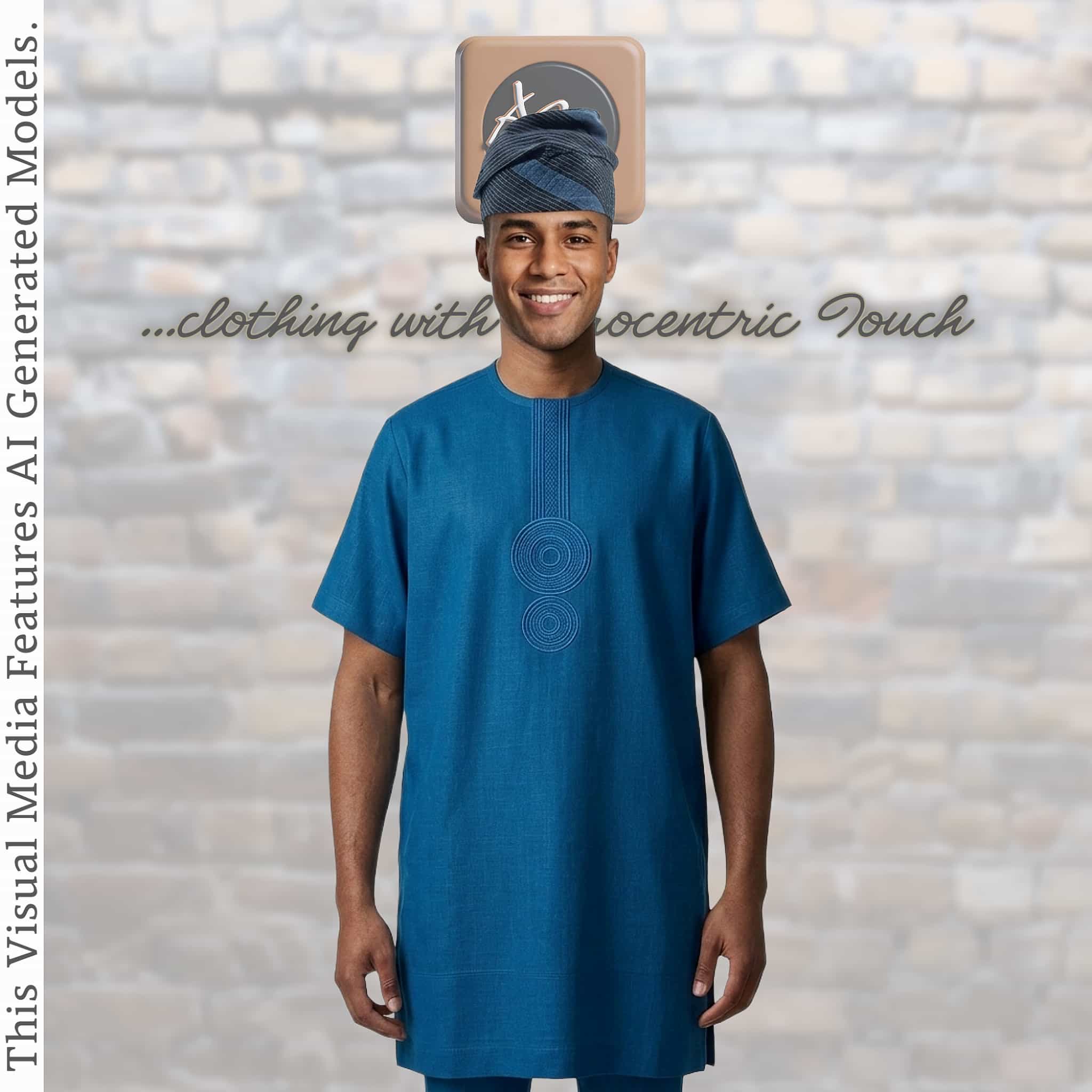 Handwoven Aso Oke Fila, Striped Yoruba Hat, Traditional Nigerian Cap, African Menswear (Copy)