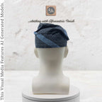 Handwoven Aso Oke Fila, Striped Yoruba Hat, Traditional Nigerian Cap, African Menswear (Copy)