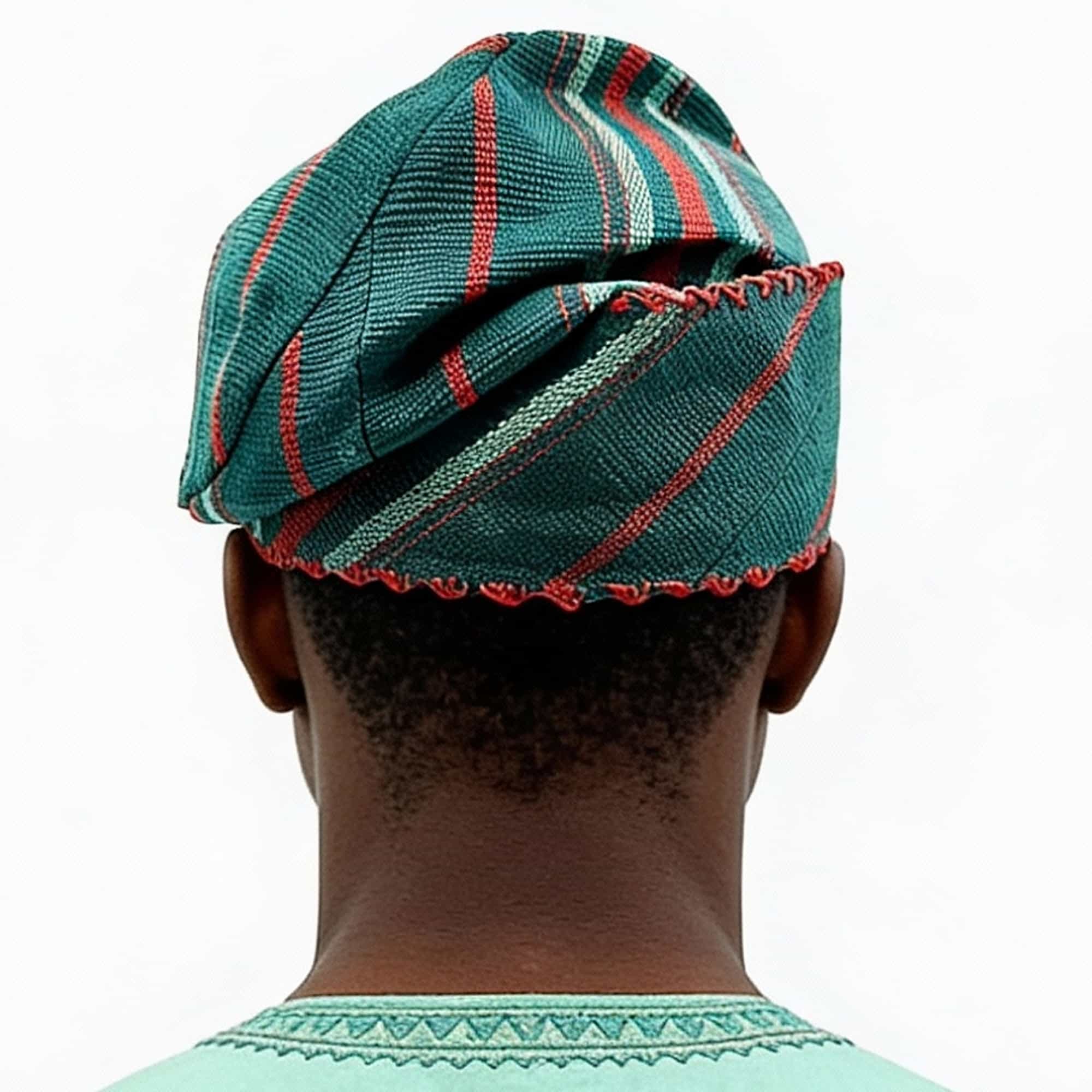 NOEL Knitted Yoruba Aso Oke Fila