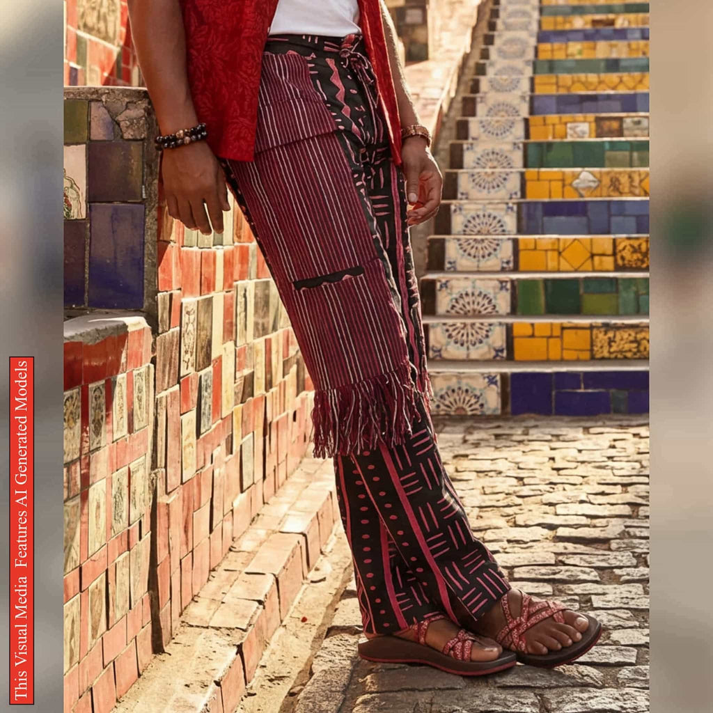 African Print Tribal Pants