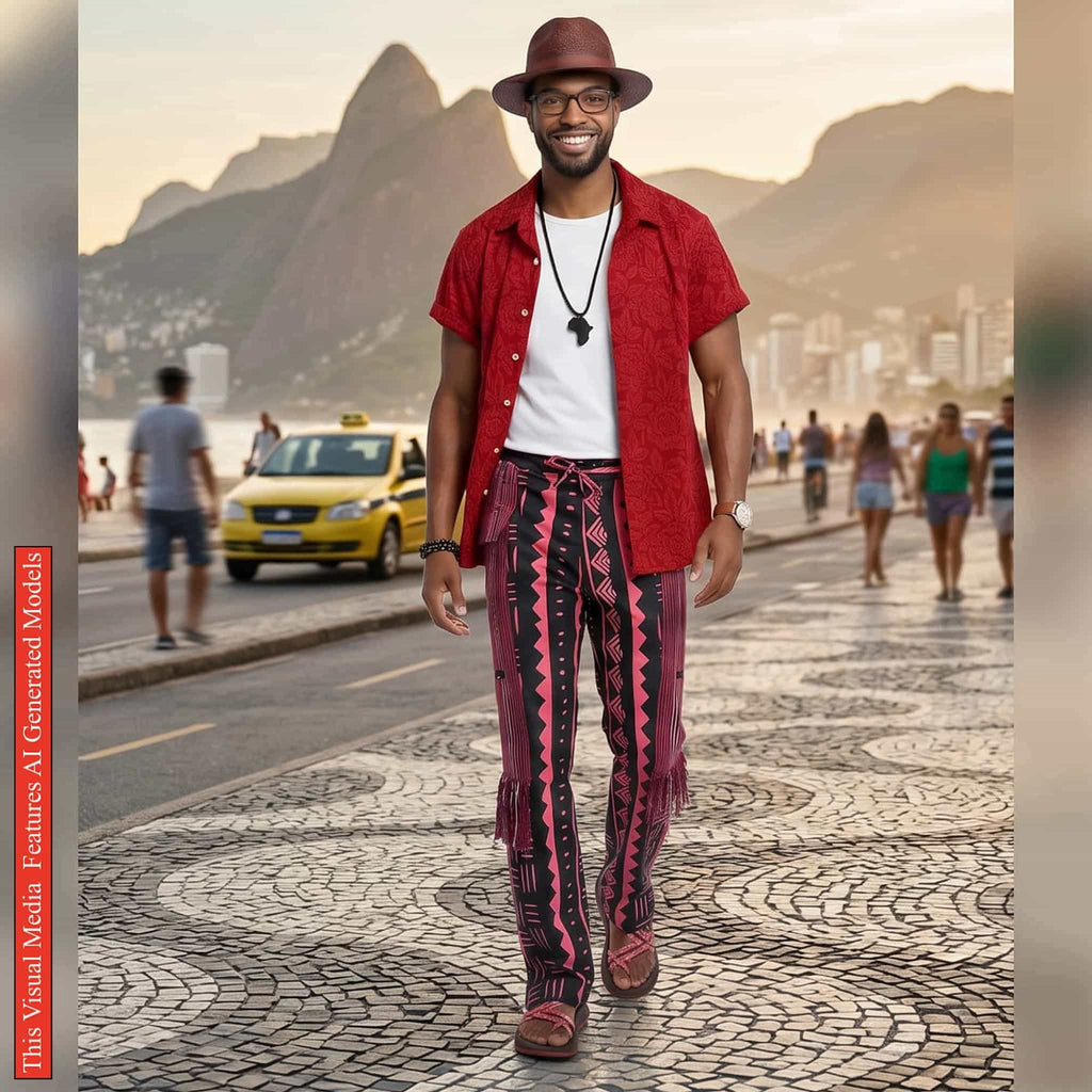 African Print Tribal Pants