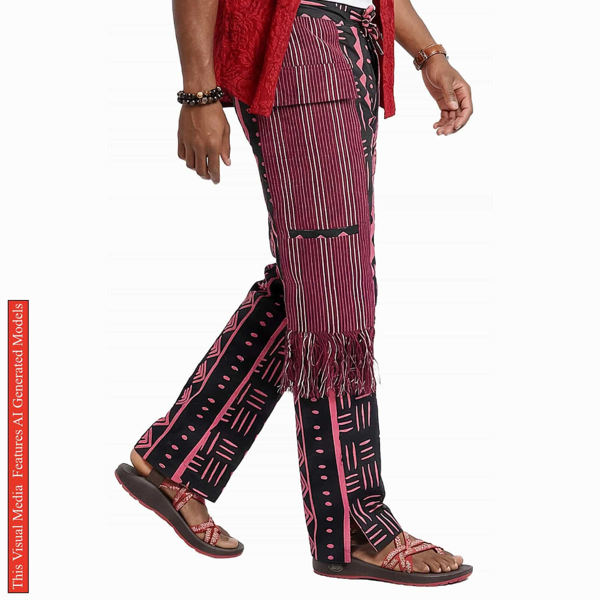 African Print Tribal Pants