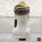 Yoruba Aso Oke Fila, Traditional Nigerian Ceremonial Headpiece, Tribal Gobi Cap