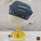 Yoruba Aso Oke Fila: African Men's Traditional Mixed match Gobi Cap