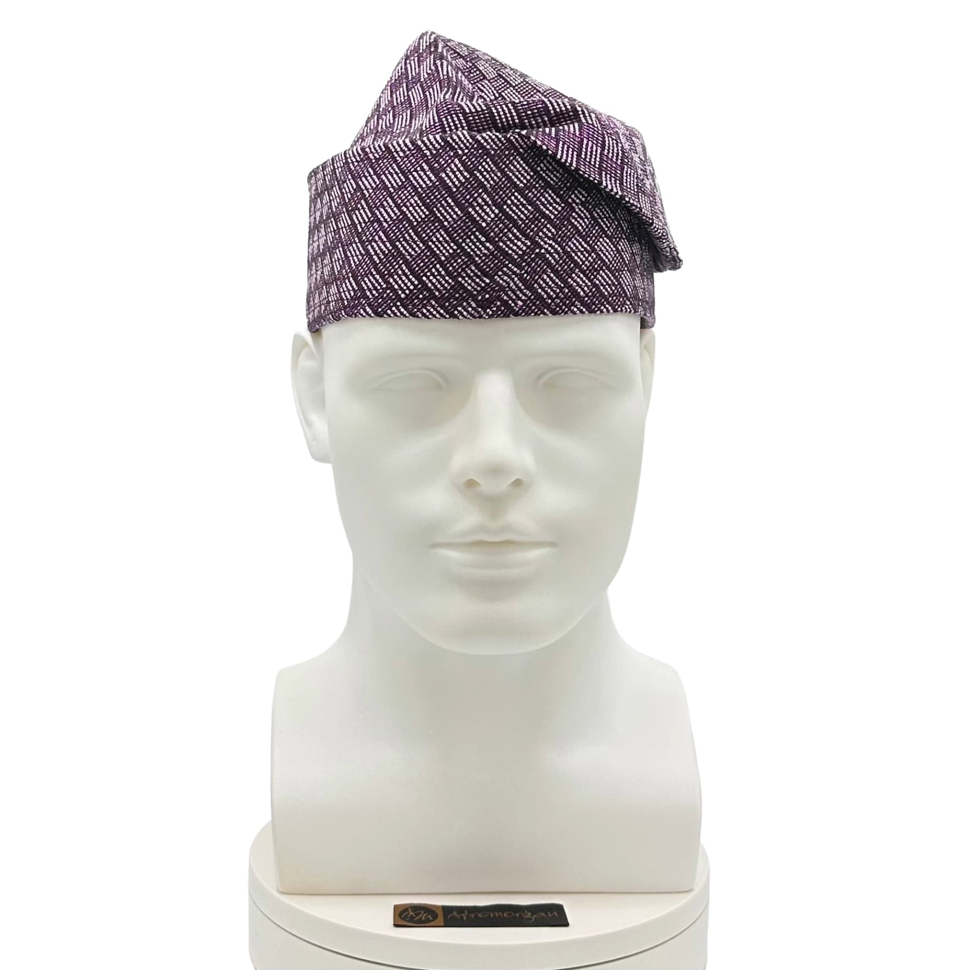 Yoruba Aso Oke Fila: African Men's Traditional Gobi Cap