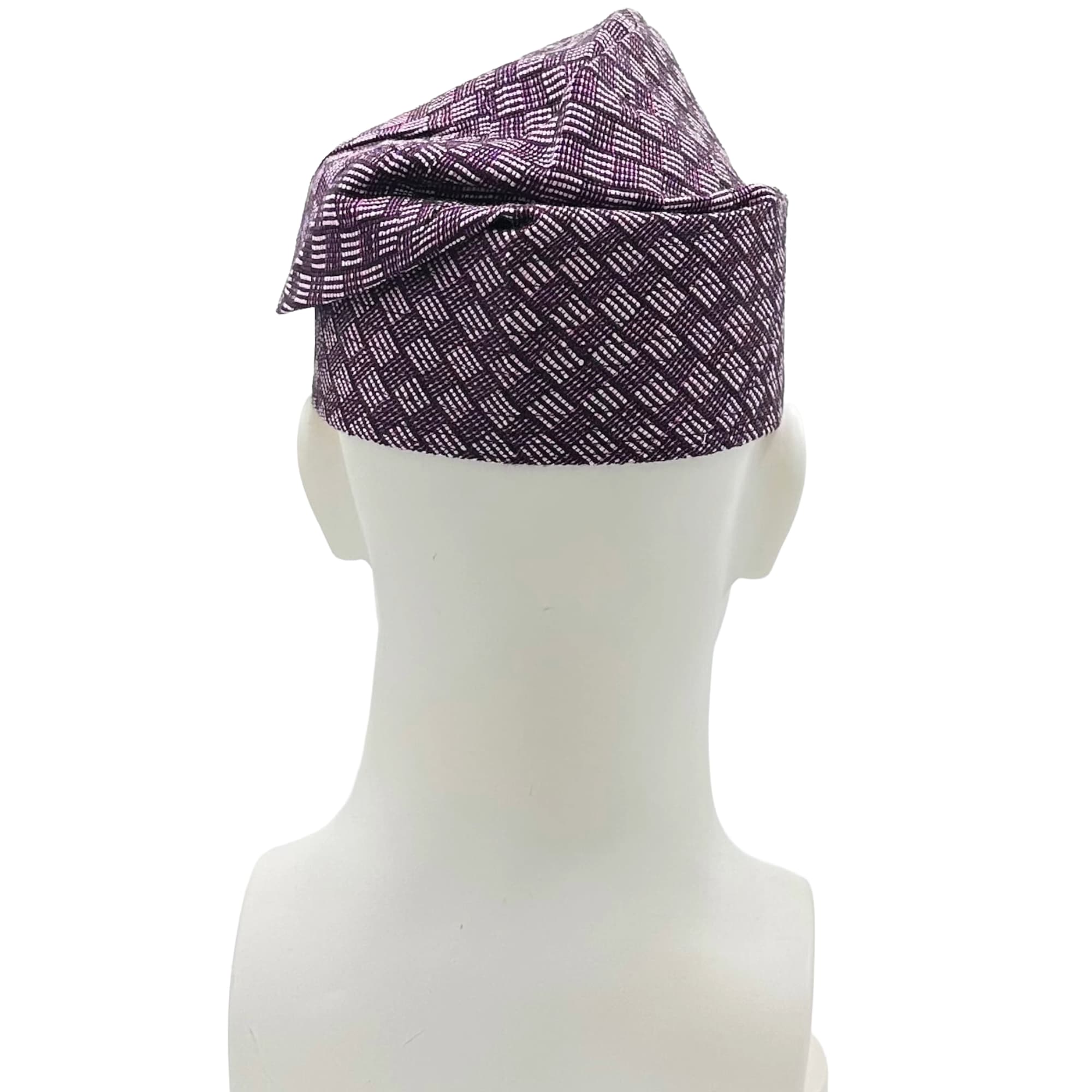 Yoruba Aso Oke Fila: African Men's Traditional Gobi Cap