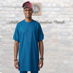 Handmade Red Velvet Chief Cap, Embroidered Nigerian Men's Wedding Headwear