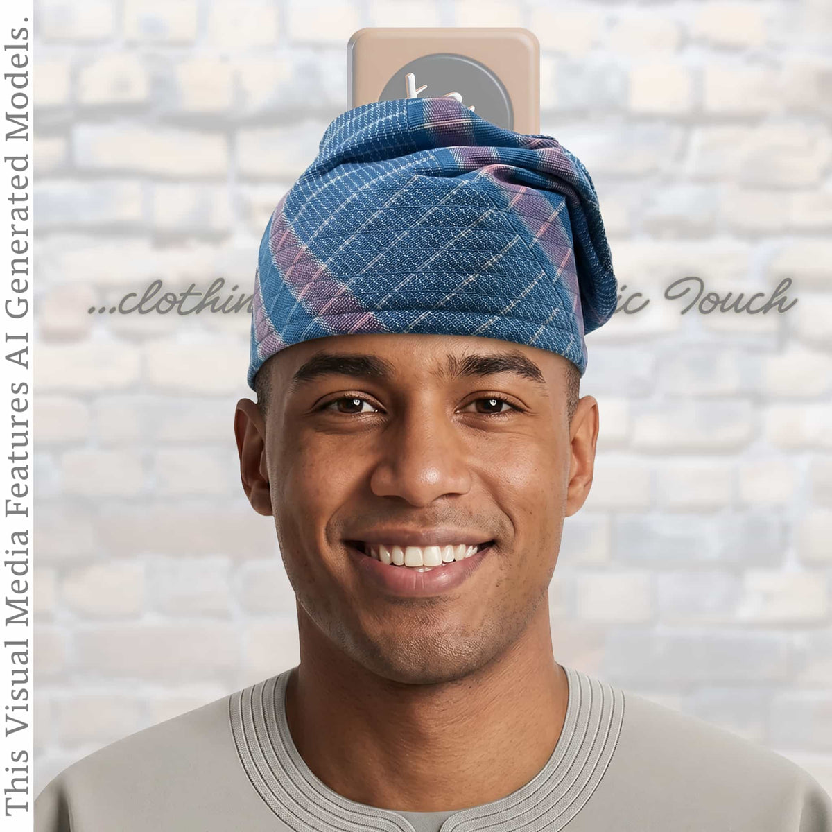 Yoruba Handmade Aso Oke Cap, African Gobi Men's Headwear, Woven Nigerian Cultural Hat
