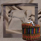 Brown Cashmere Wool Senator Wear with Oman Kufi Hat, Nigerian Kaftan Two Piece Set, African Traditional Wedding Outfit, Groom Attire for Men
