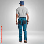 Ankara Cargo Trousers, Bold Tribal Patchwork Print Pants, African Wax Print Bottoms