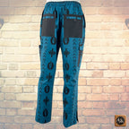 Ankara Cargo Trousers, Bold Tribal Patchwork Print Pants, African Wax Print Bottoms