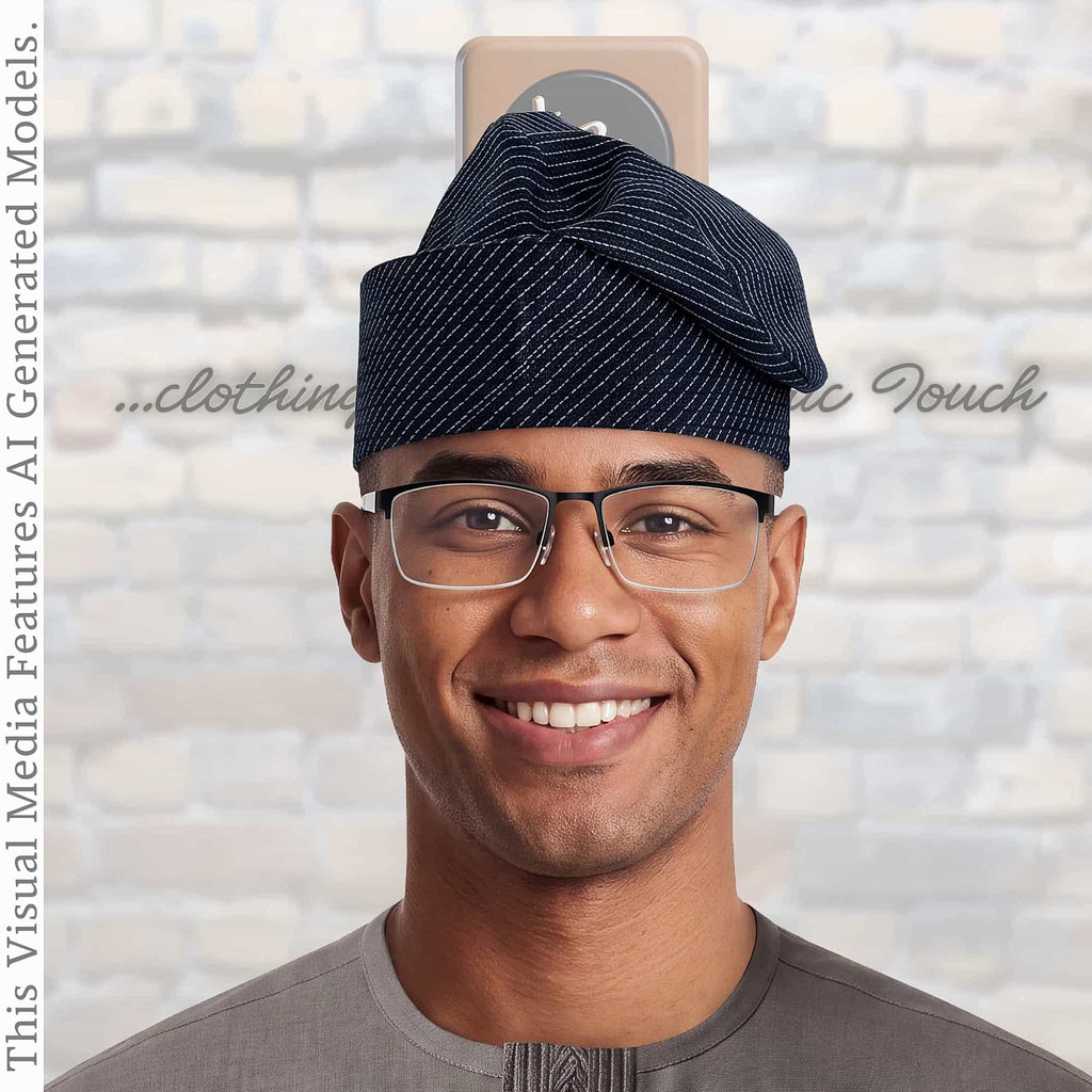 Yoruba ẸTU Aso Oke Fila