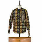 African Print Casual Long Sleeve Shirt