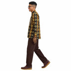African Print Casual Long Sleeve Shirt