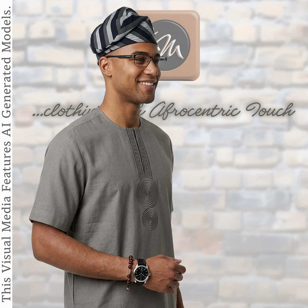 African Men's Traditional Gobi Cap