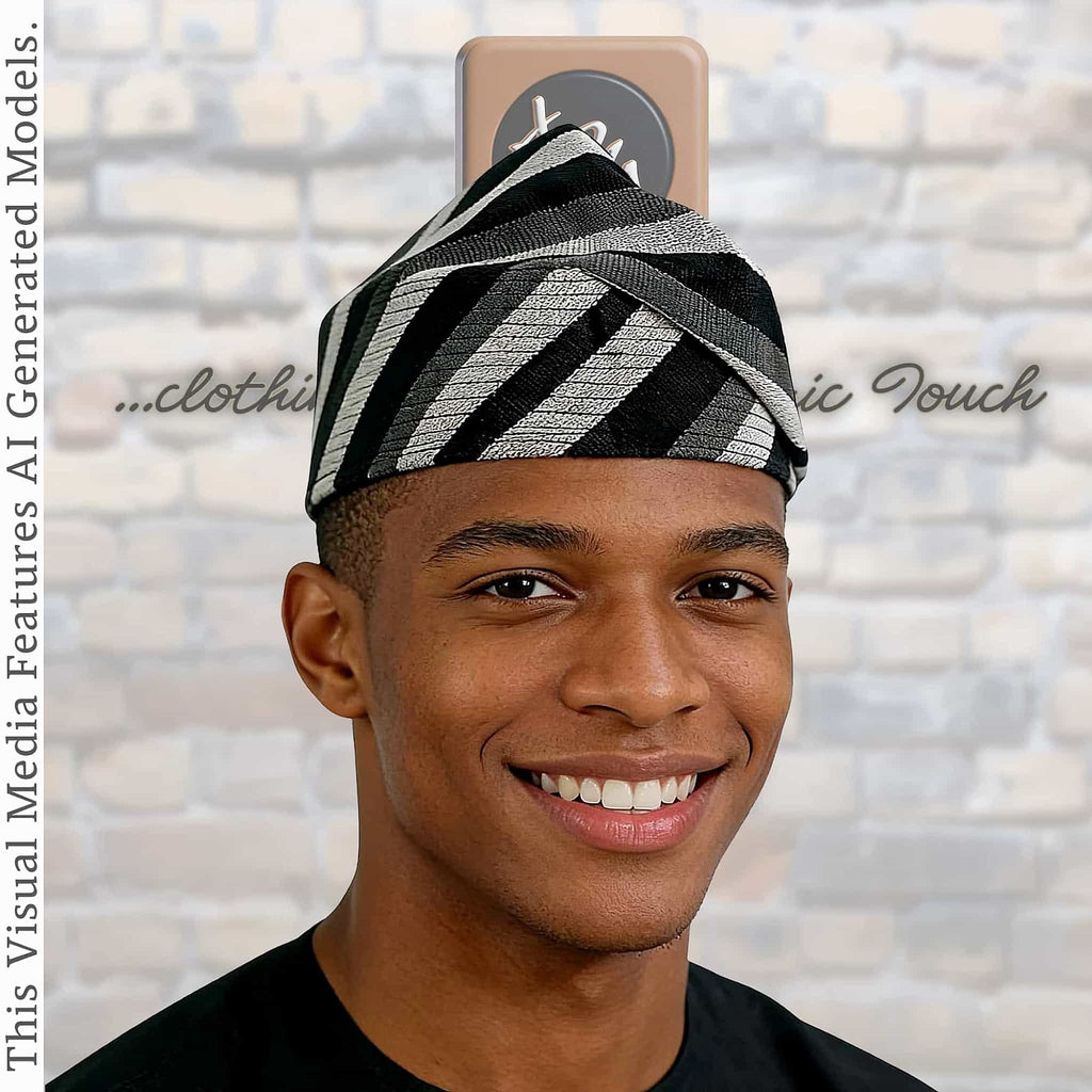 African Men's Traditional Gobi Cap