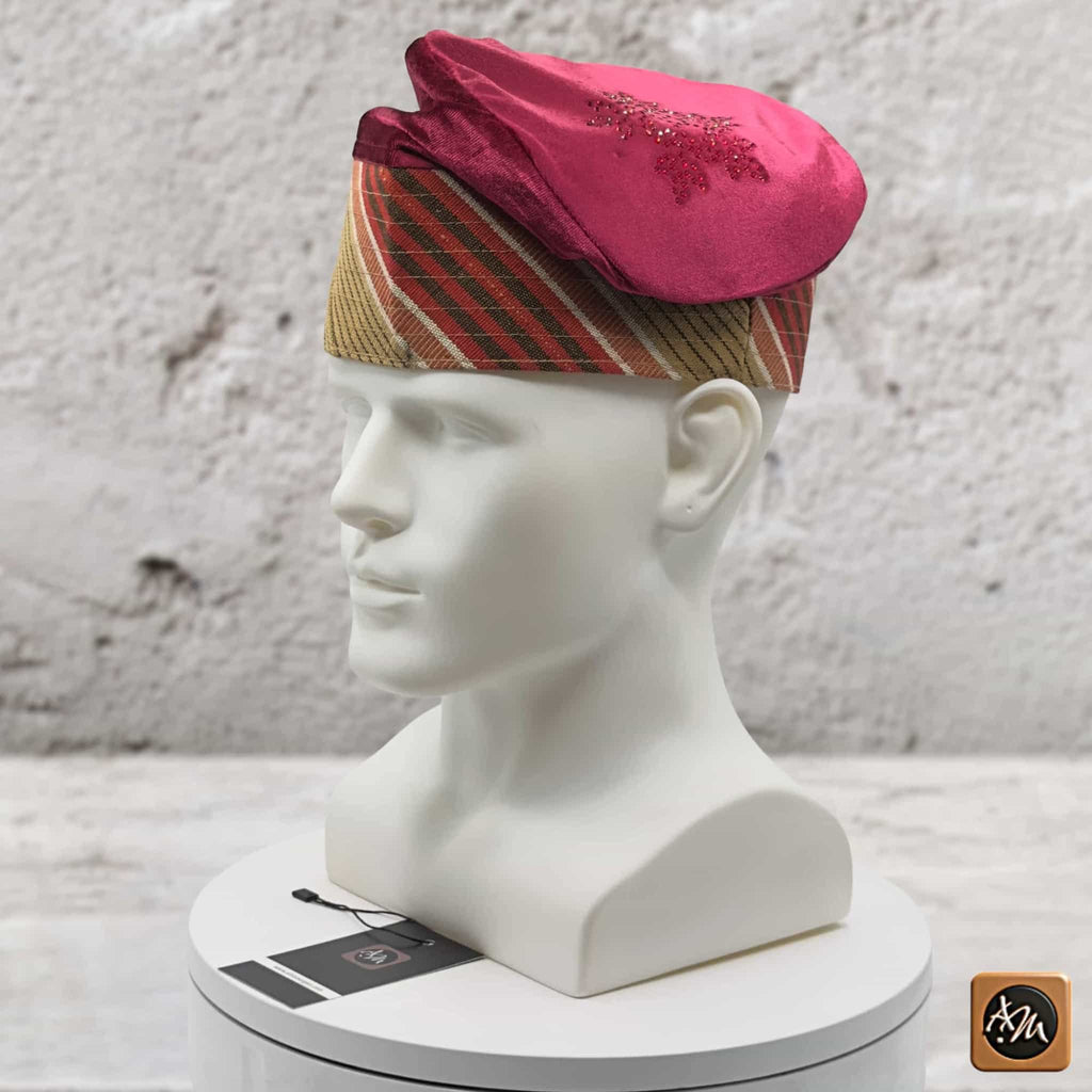 ỌWỌADE Embroidered Velvet Yoruba Cap