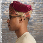 ỌWỌADE Embroidered Velvet Yoruba Cap
