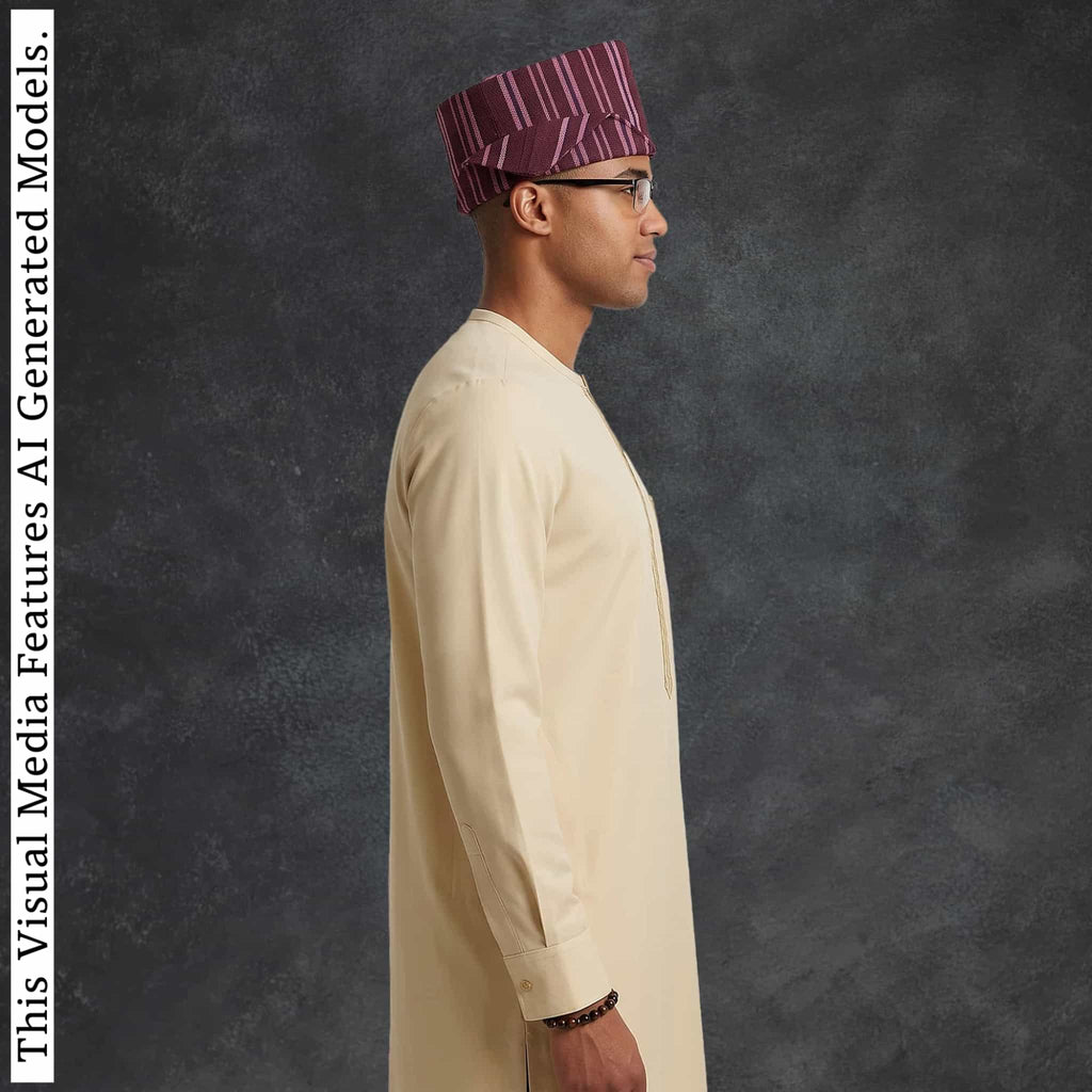 Yoruba Abetiaja Cap, ALAARI Aso Oke Fila, Nigerian Traditional Hat, Tribal Ceremonial Headpiece