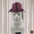 Yoruba Abetiaja Cap, ALAARI Aso Oke Fila, Nigerian Traditional Hat, Tribal Ceremonial Headpiece